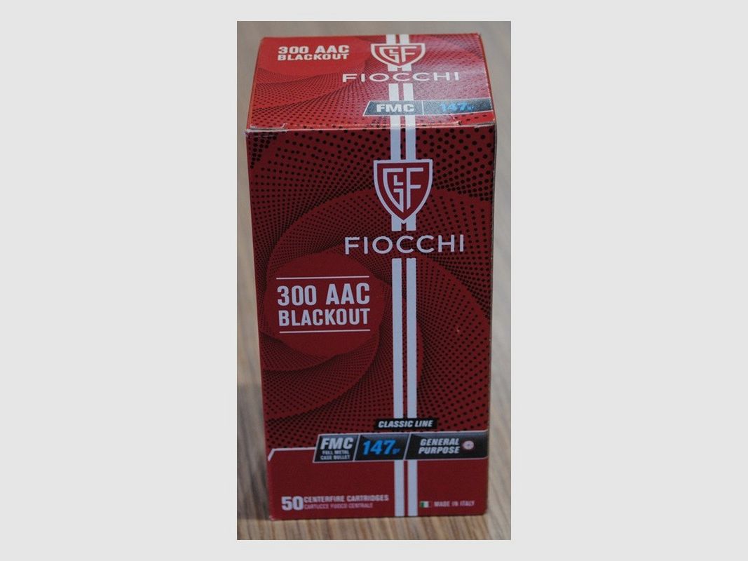 Fiocchi 300AAC Blackout - FMC - 147grs - (x50)