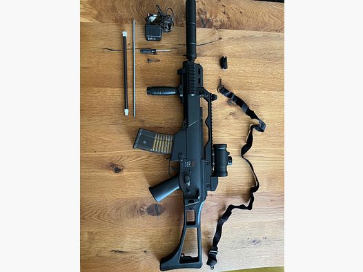 Umarex Airsoft Geweer G36C, elektrische Full-Auto Softairgeweer, aanvalsgeweer met 0,5 Joule, voor 6mm BB-ballen
