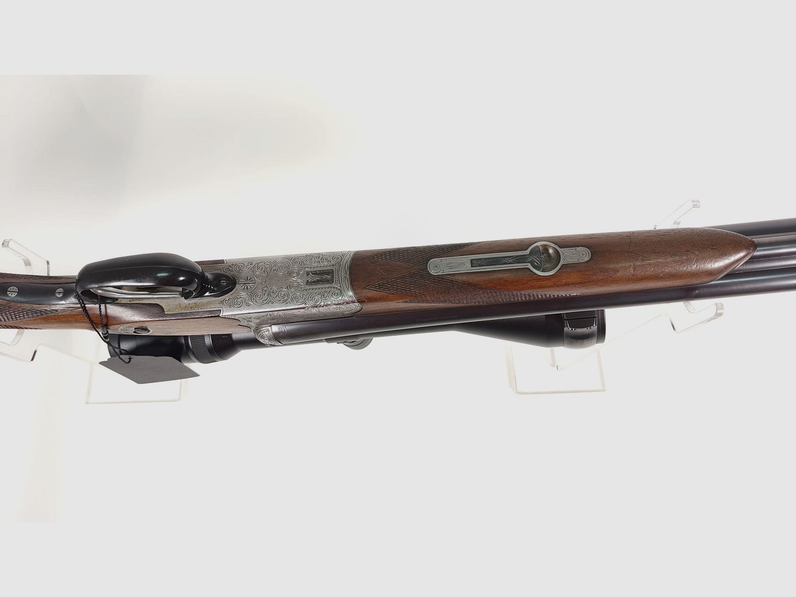 Sauer & Sohn Drilling 7x57 R / 16/70 z lufą wymienną .22 Hornet i Swarovski Habicht 2,5–10x56, zdjęcie 6 z 9