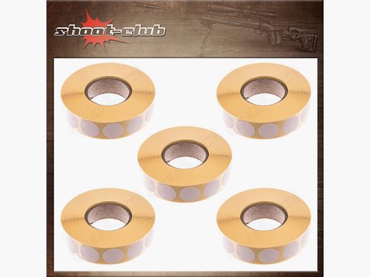 shoXx Schusspflaster weiß 19mm selbstklebend - 10000 Stück