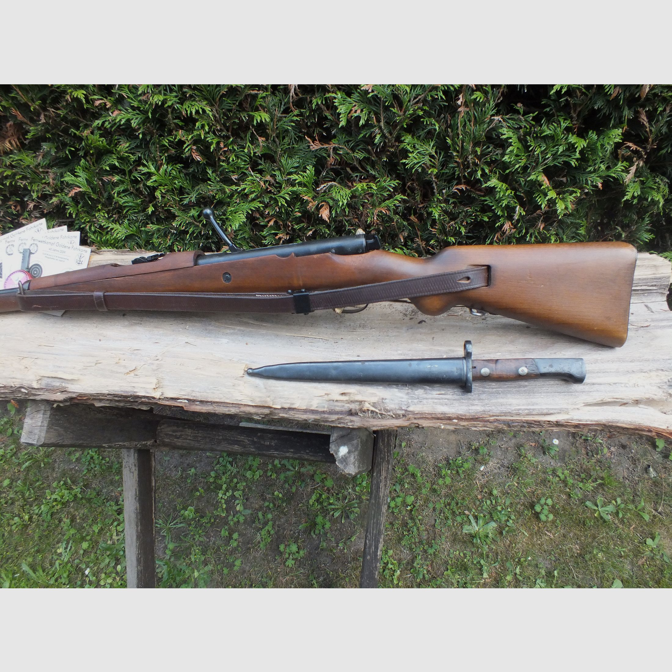 Haenel 310-9 dans la crosse K98