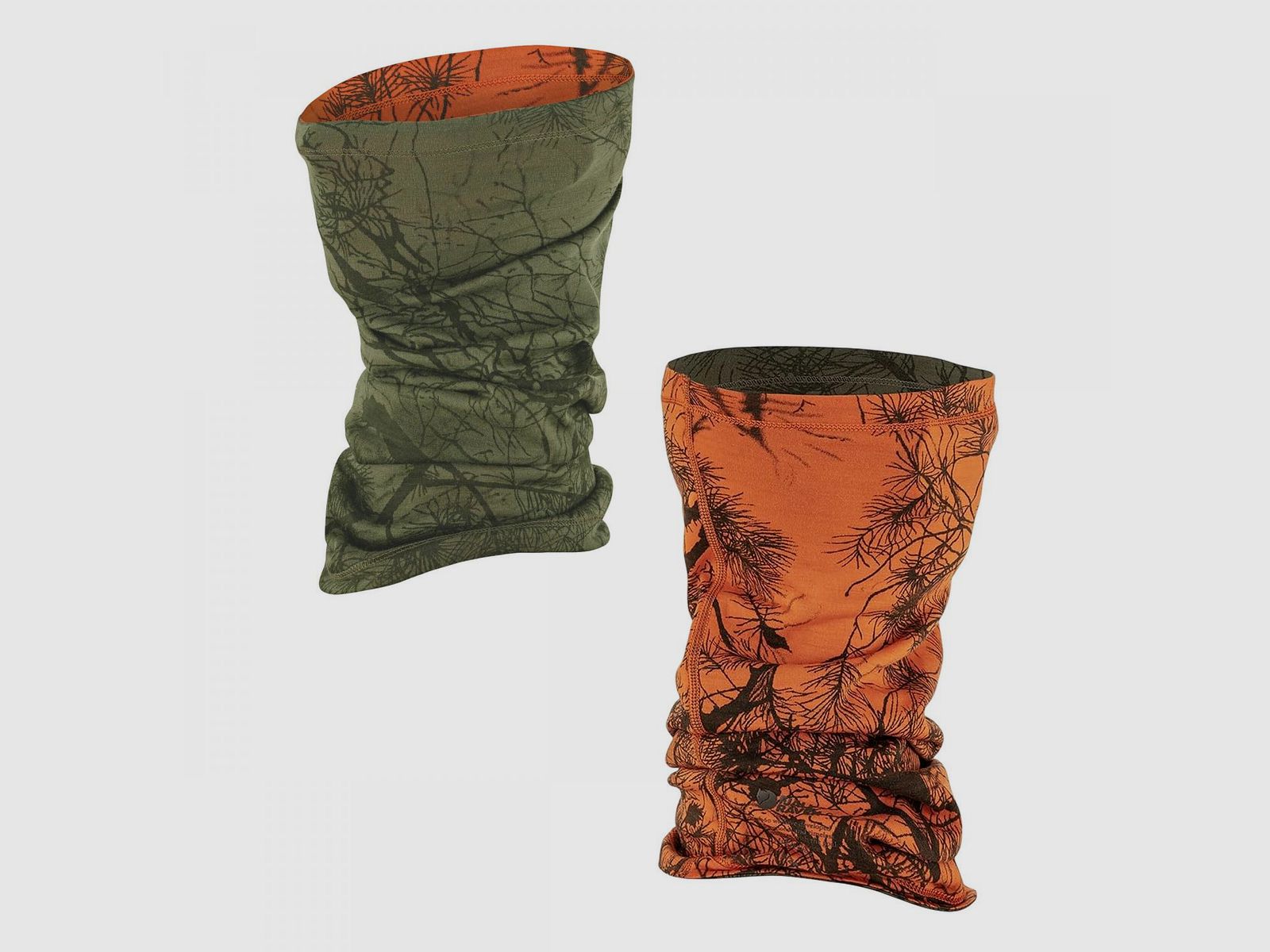 Lappland Neck Gaiter (Green Camo-Orange Multi Camo)