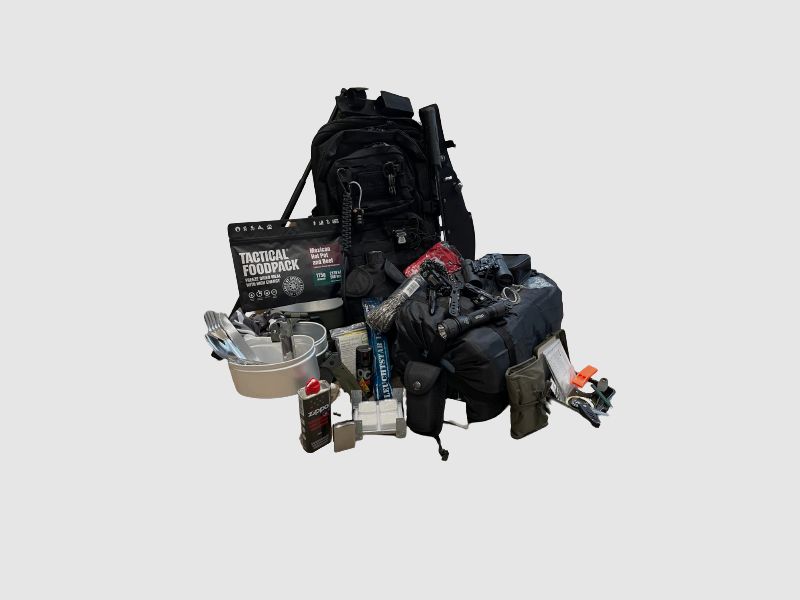 EDC/SURVIVAL-KIT "ULTIMATE" - RUNDUM-PAKET MIT ÜBER 100 TEILEN - BOB/INCH/SHTF