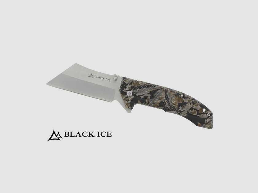 BLACK ICE THC Green Einhandmesser
