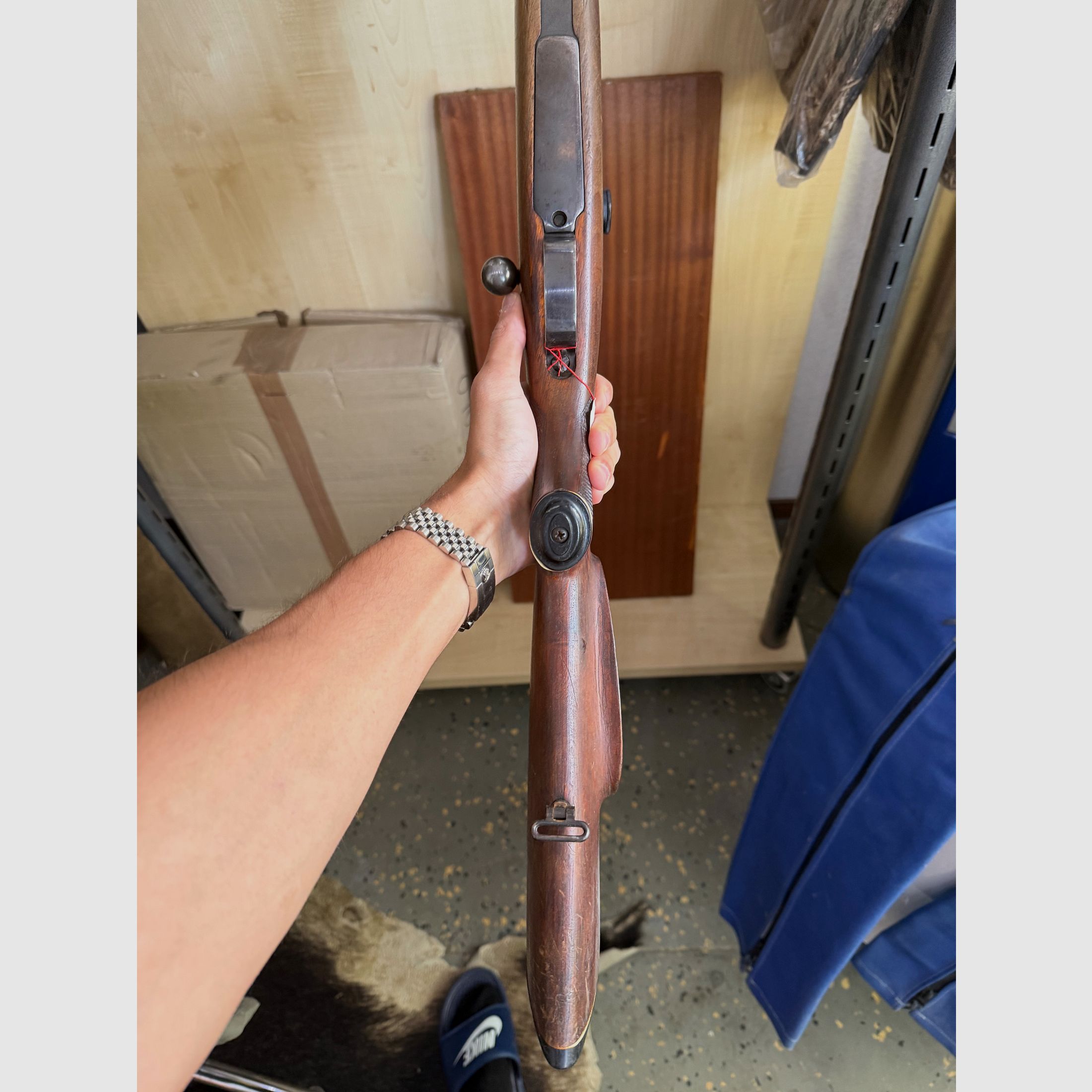 Repetierbüchse Mauser Modell 98 7x64 Zfr. 8x56 schmidt Bender Leuchtabsehen 4, Bild 10 von 11