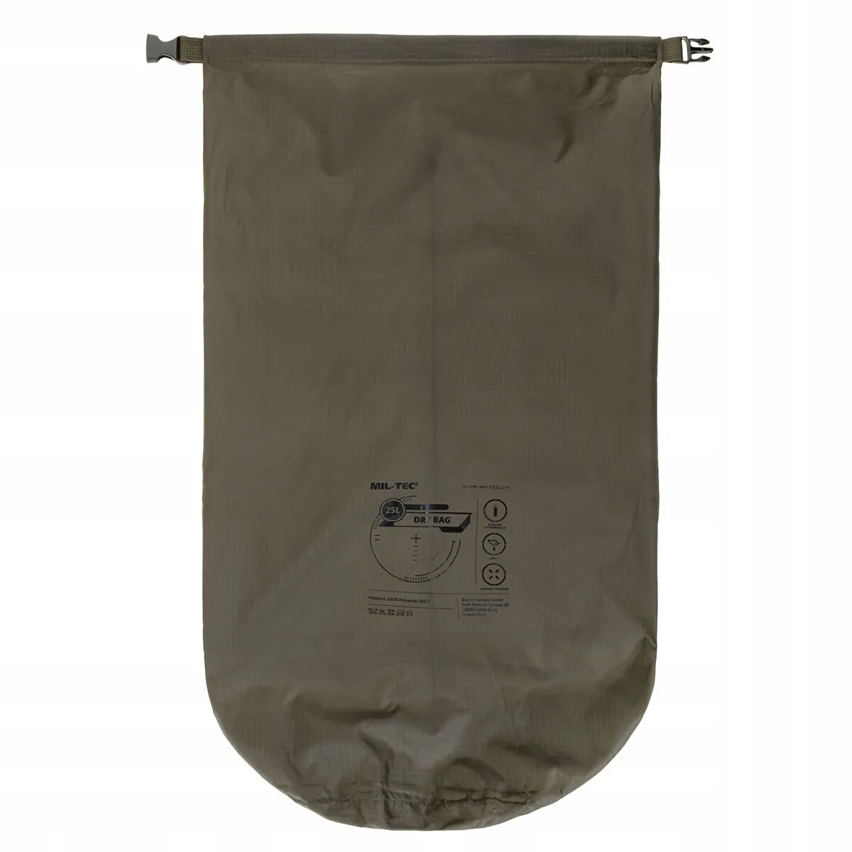 Sac étanche - 25 litres - Olive, image 2 sur 2