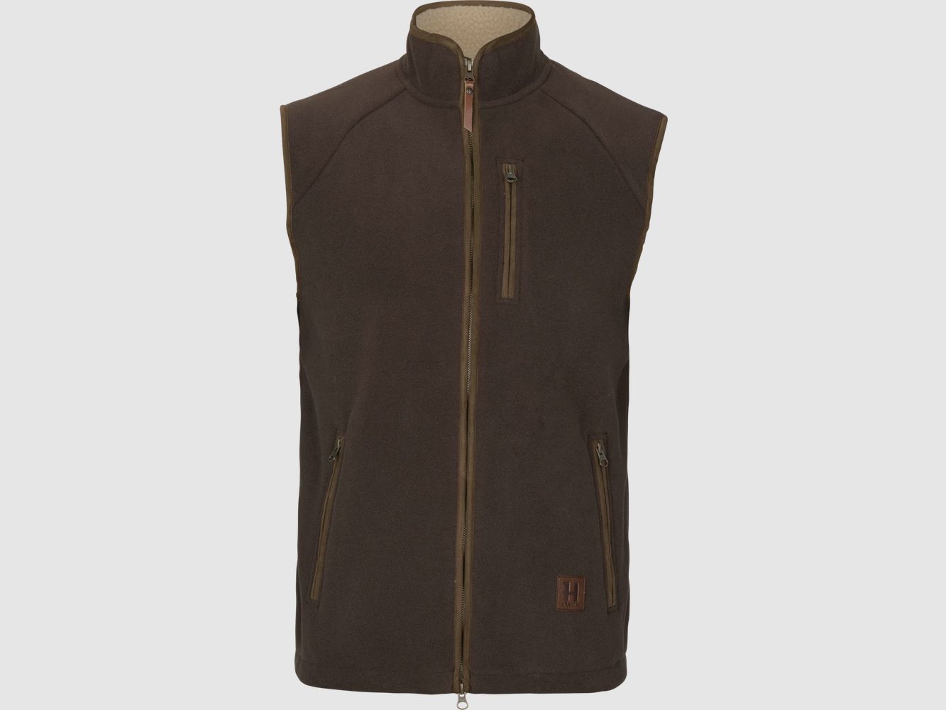 Härkila Sandhem Sherpa Fleece Gilet Homme Demitasse marron XL