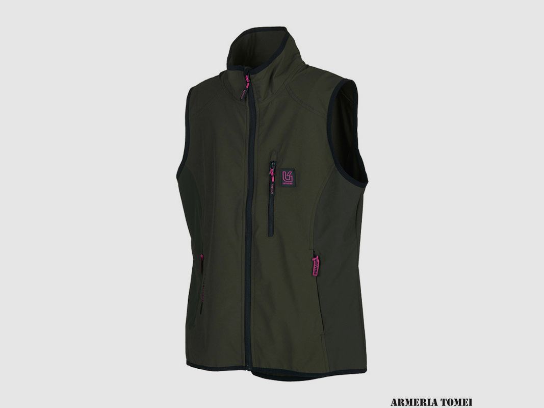 Vest – Women – Univers – Hunting elastic outdoor green/fuchsia, image 4 of 4