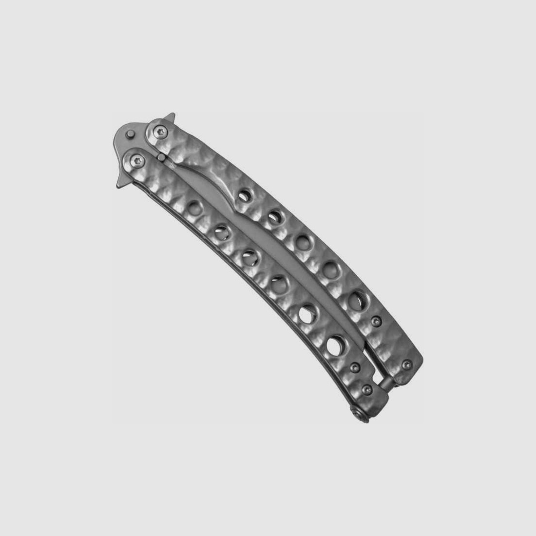 Haller Butterfly Trainingsmesser Rough Grey Balisong stumpf