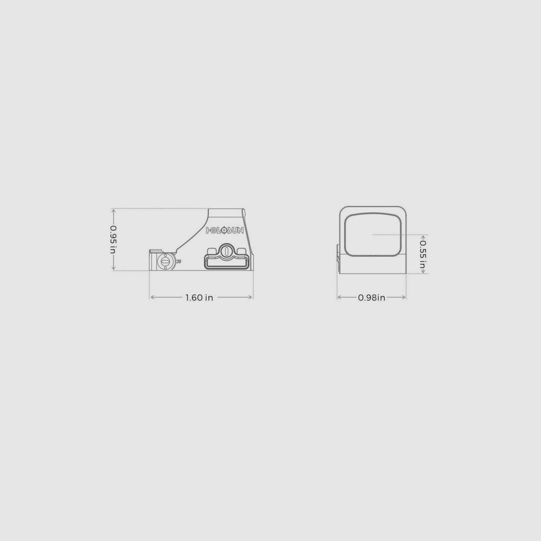 Holosun HS407K-X2 Reflex Sight, afbeelding 4 van 6