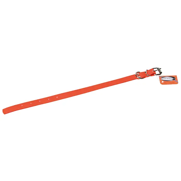 Halsband für Hunde aus Biothane Mat Orange Klein, Bild 1 von 2