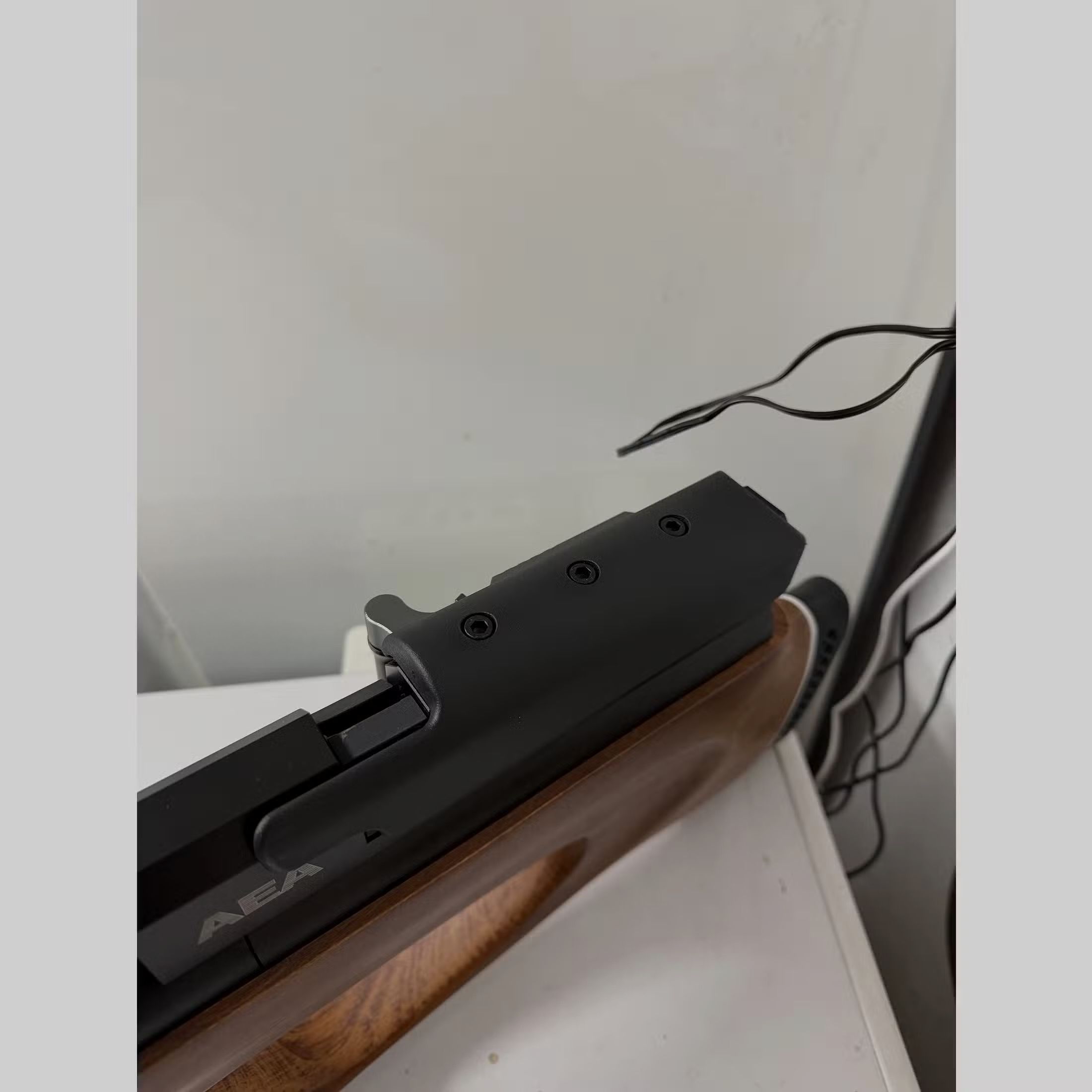 AEA Airgun Challenger Bullpup Cal. 5.0. 12.7mm at set price! The weapon is as good as new