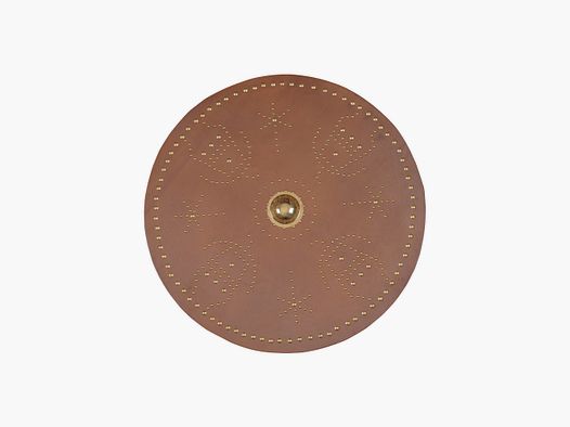 Schottischer Rundschild mit Messingbuckel