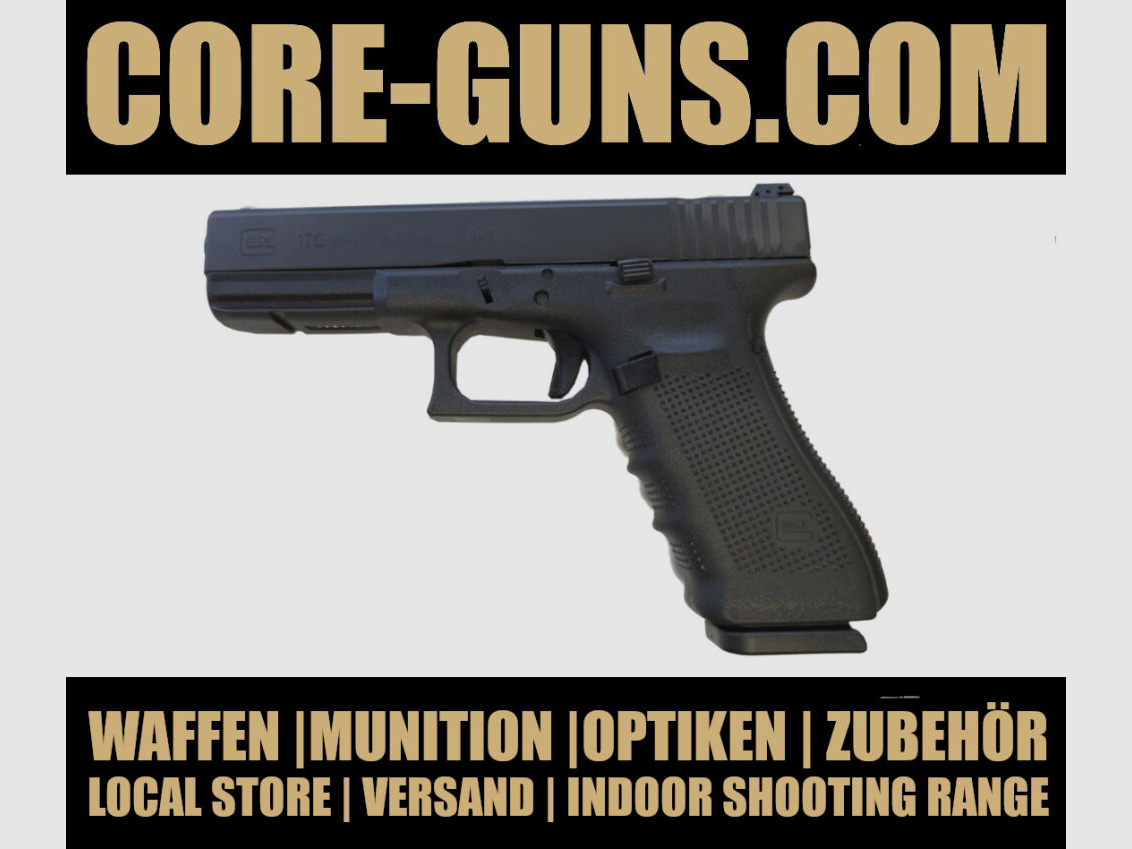 Glock GH Pist.Glock 17C Gen4,ADJ, 9 mm Para *EWB obligatorio disponible de inmediato