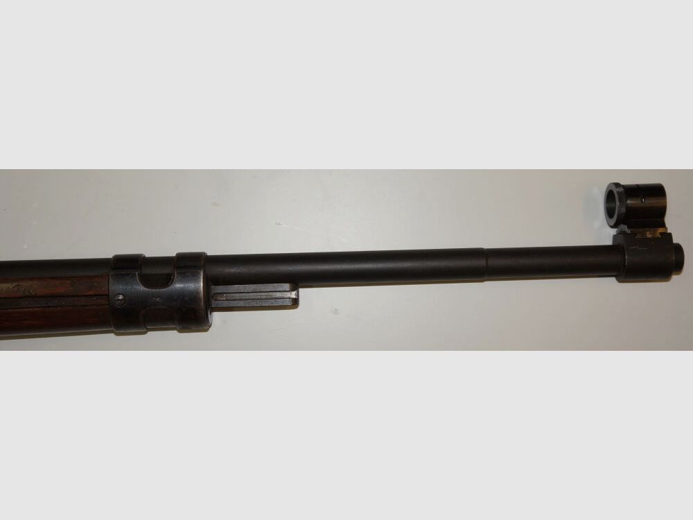 Mauser Werke Oberndorf a.N. Repeating rifle, match rifle byf42 Mauser K98k with long match barrel and diopter, front tunnel 6.5x55SE, image 2 of 10