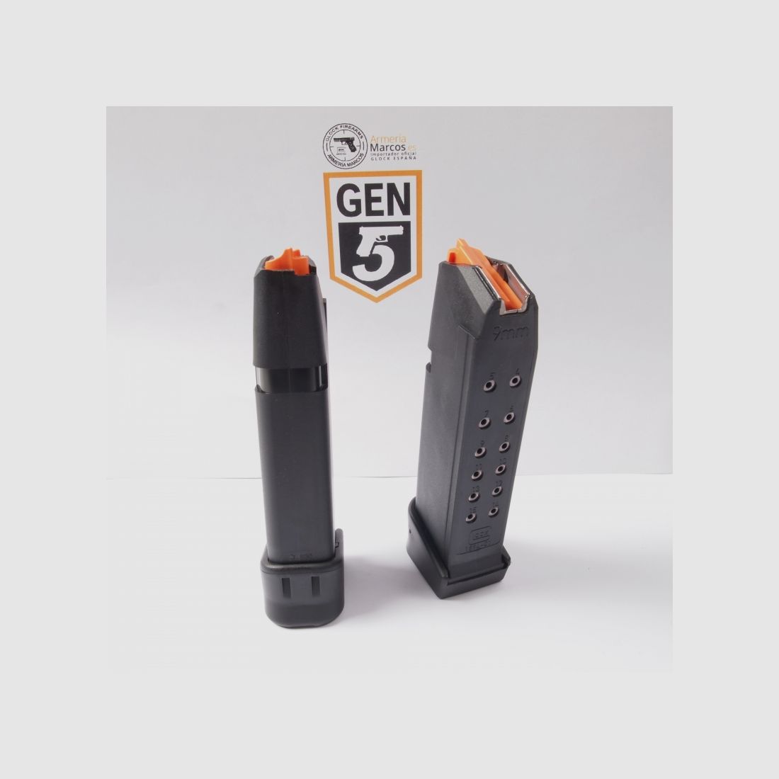 Magazynek Glock 17+2 c/9x19 pomarańczowy wskaźnik, zdjęcie 3 z 3