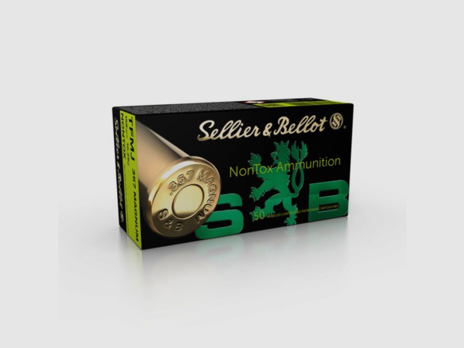 S&B .357 Mag Nontox TFMJ 10,25g/158gr, Bild 1 von 4