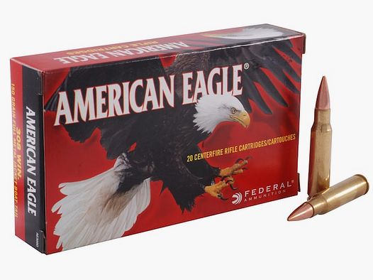 Federal American Eagle .308 Win. 150GR FMJ BT 20 cartridges