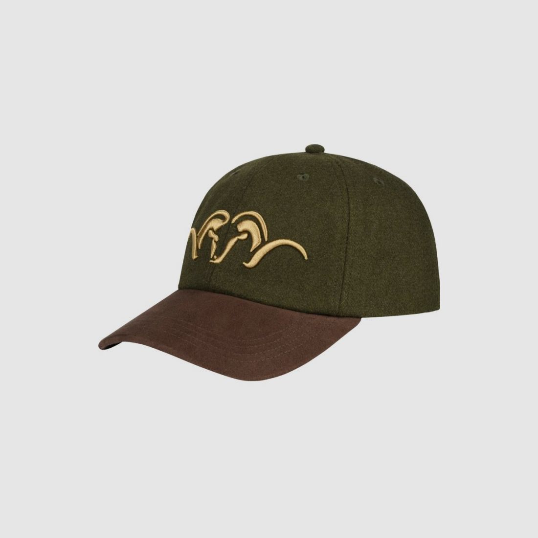 Blaser H-Cap Suede Filc | ciemna oliwka/ciemny brąz, zdjęcie 1 z 2