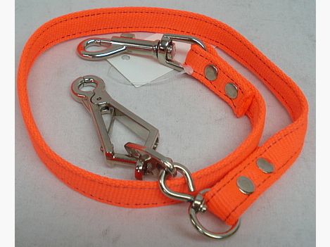 Unterteil für Gurtband - mit Karabiner und Scherenzange