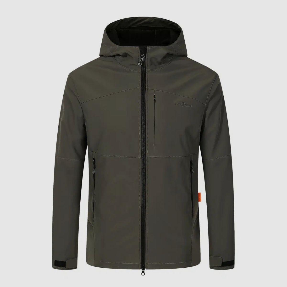BLUE WAVE Softshell Herrenjacke Mads Grau