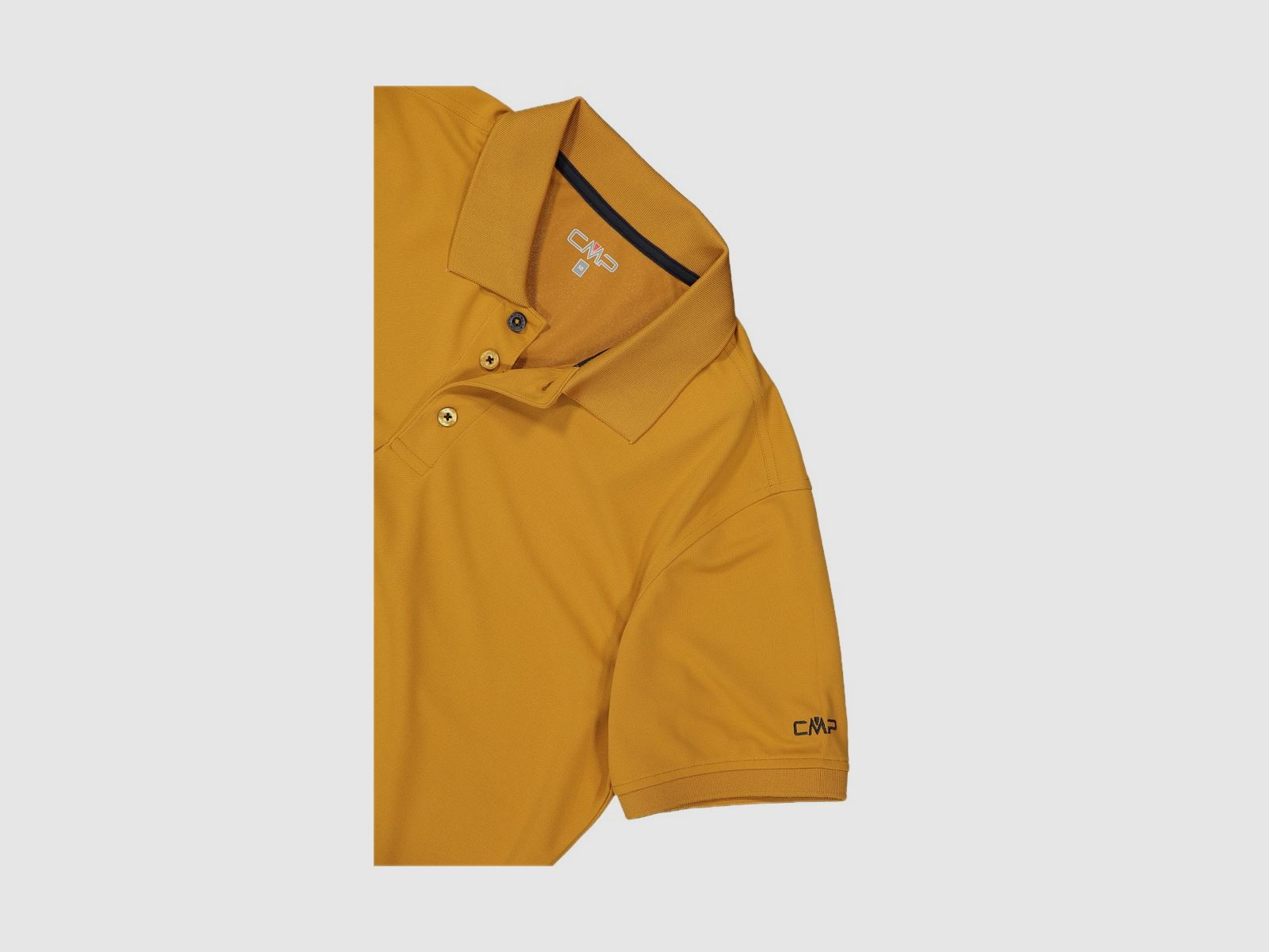 CMP Einfarbiges Funktions-Poloshirt Curcuma