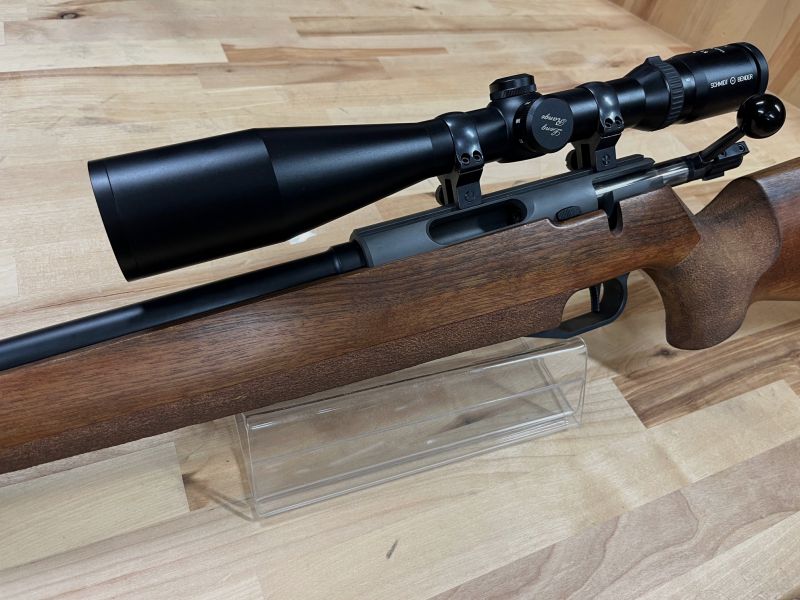 Keppeler Repetier-Matchwaffe Kal. .22 Hornet Einzellader Schmidt und Bender 4-16x50 !LINKSWAFFE!