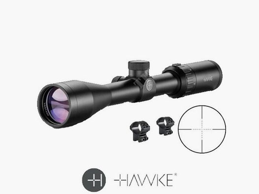 HAWKE FAST MOUNT 3-9X40 MIL DOT