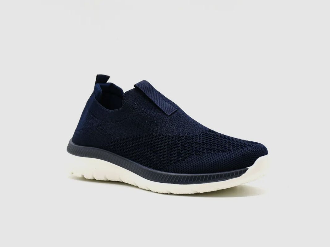 Damen Sneakers ohne Schnürsenkel Textil PVC-Sohle marineblau 36 bis 42, Bild 2 von 15