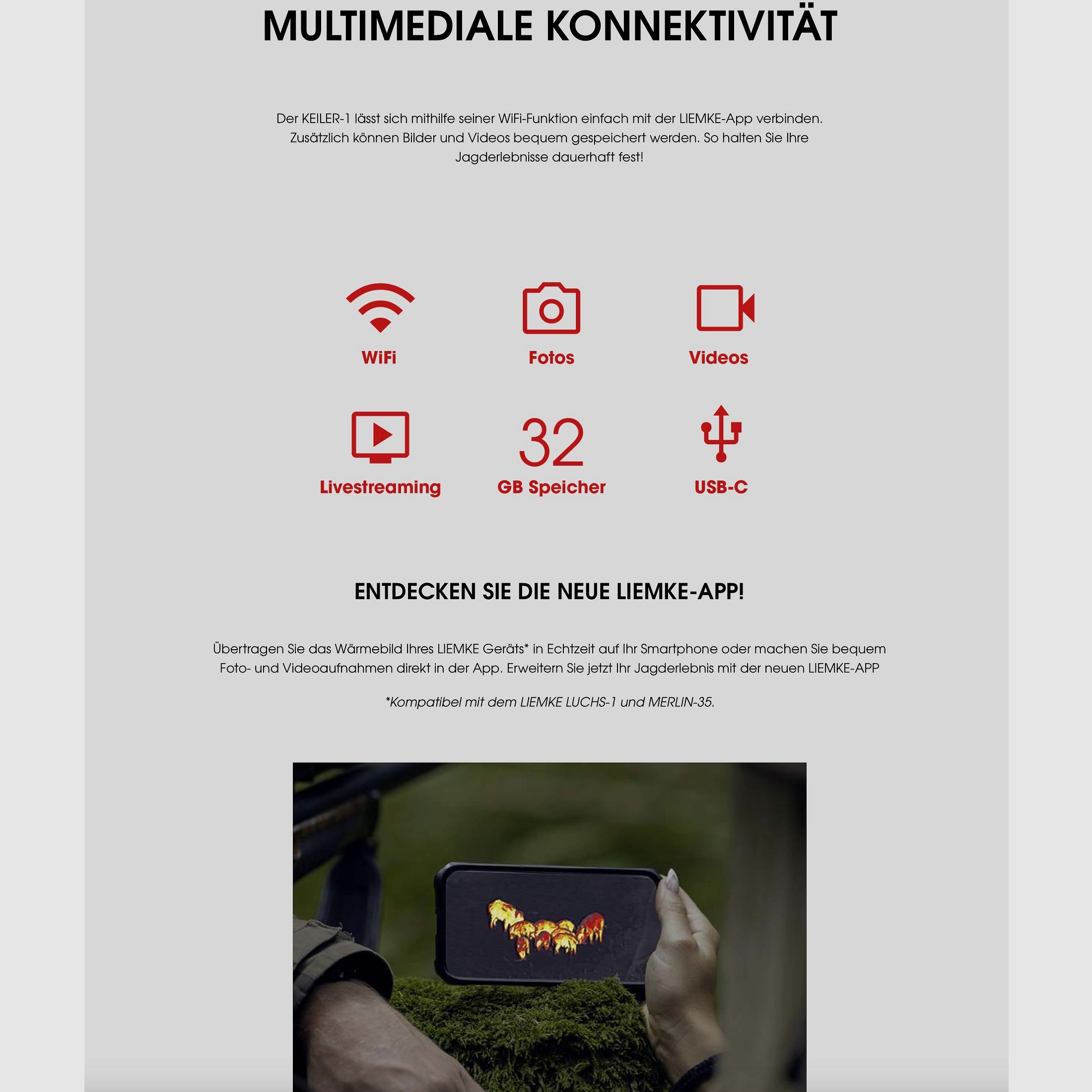 Liemke 80113544 KEILER-1 640x512 pixel 1750m portata di rilevamento