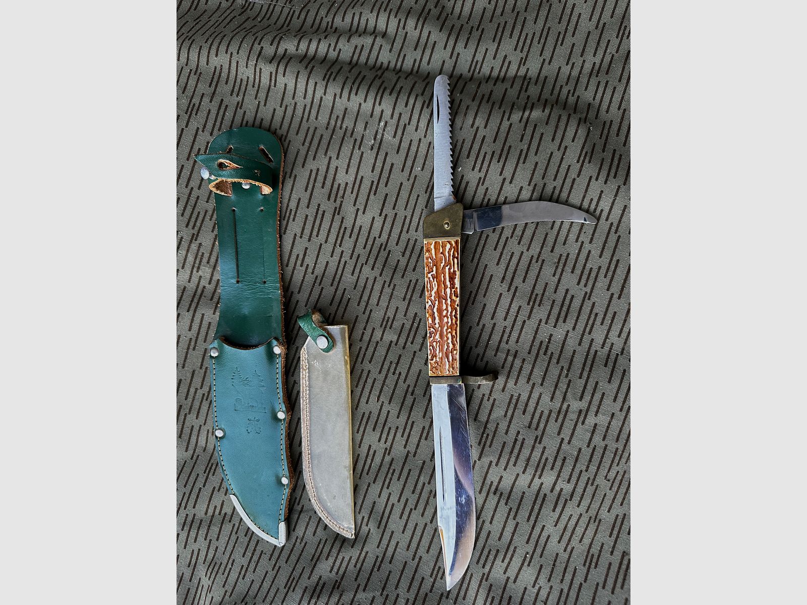 Waidbesteck Jagdmesser DDR Mühlhausen 
