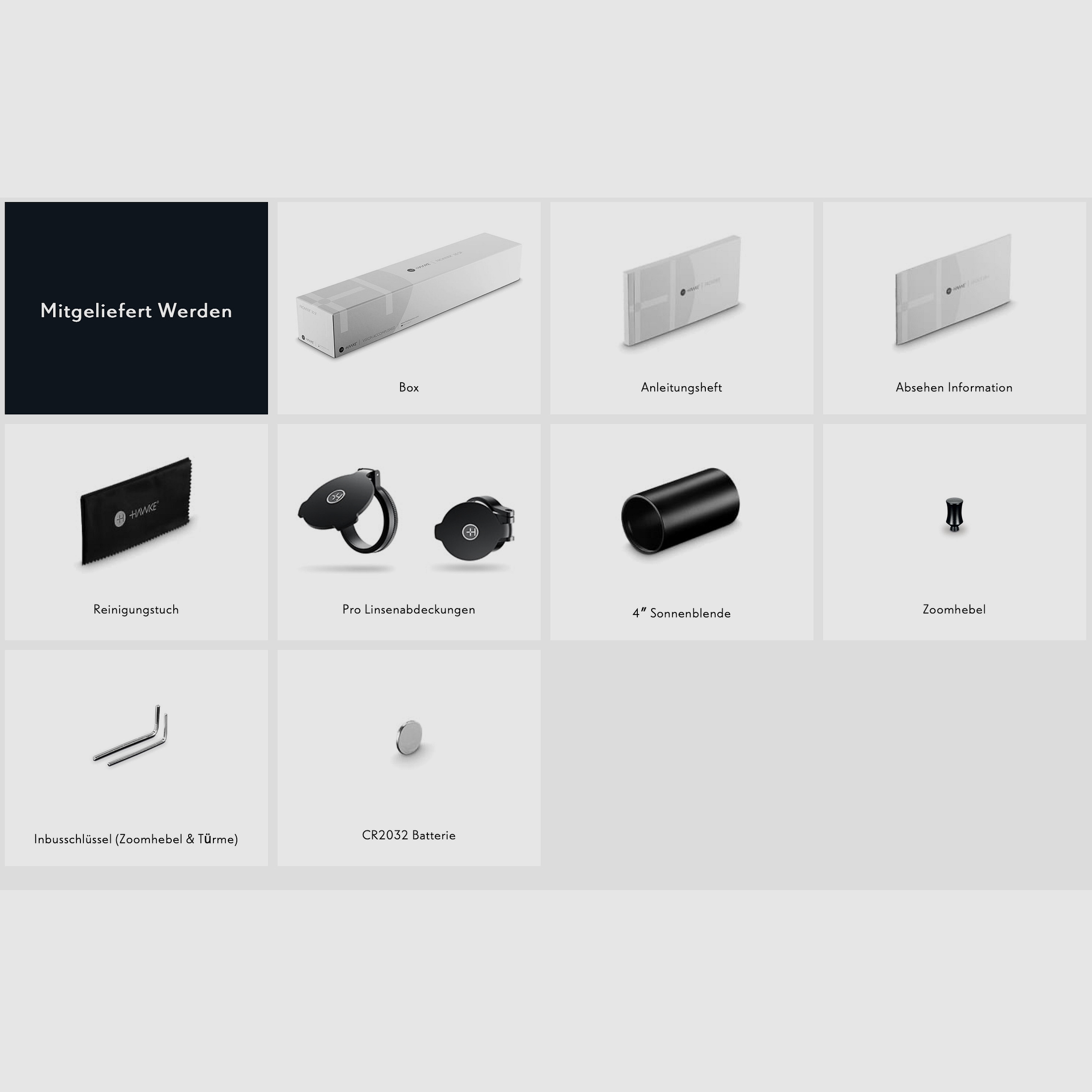 Hawke 18425 FRONTIER Zielfernrohr 30 FD 2.5-15x50 LR FD 15X ABSEHEN