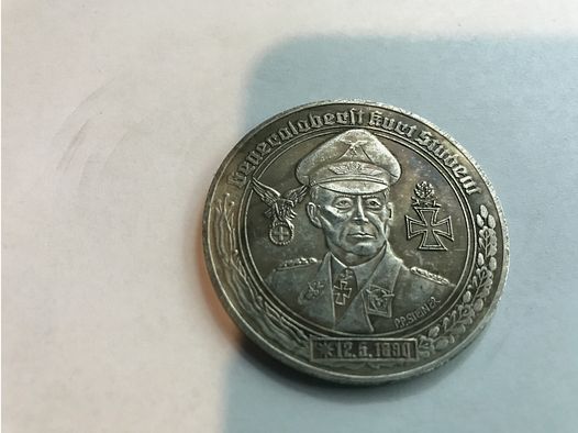 Medaille 2. Weltkrieg,Generaloberst Kurt Student