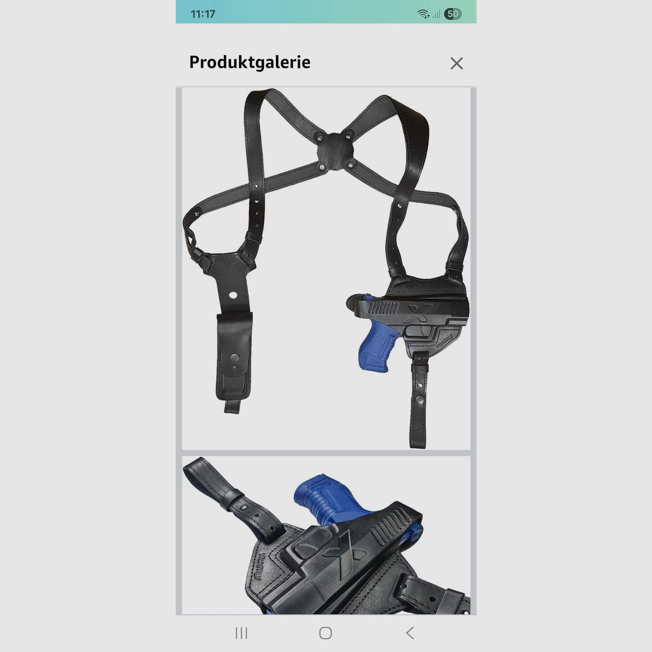 VLAMITEX S5 SCHULTERHOLSTER FÜR ZB WALTHER P99 ! !