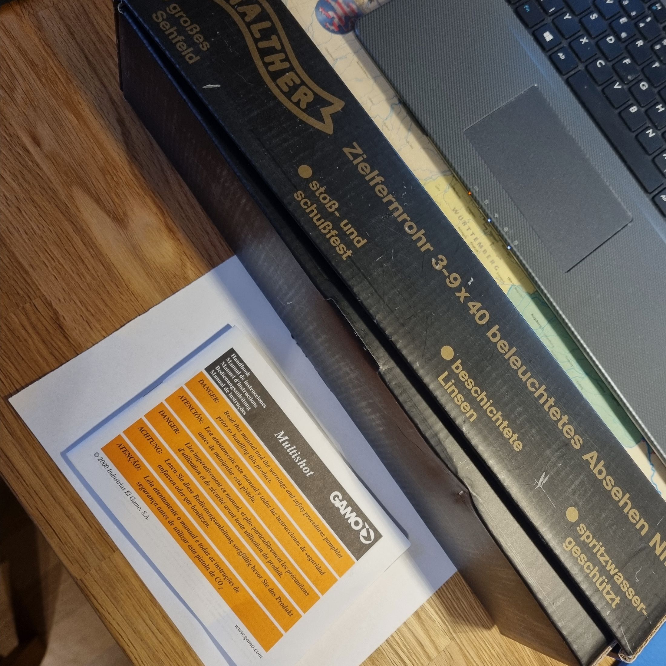 Gamo Multishot 10- coups, Knicker 4,5 mm, avec ZF Walther