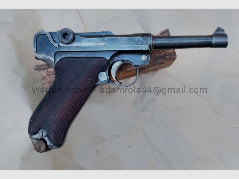 Fábrica de rifles de Erfurt P.08 1912 Pertenencia a la tropa