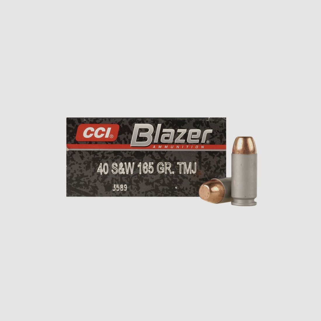 CCI Blazer Aluminium .40 S&W 165GR FMJ 50 Patronen