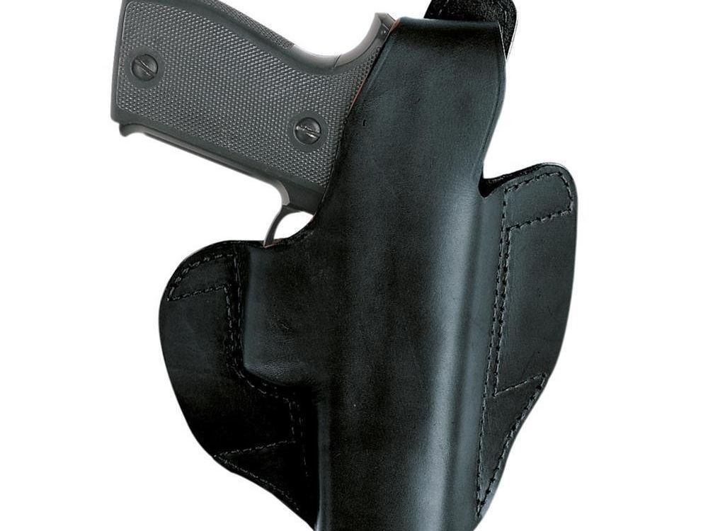 Gürtelholster QUICKFLAT für Pistole Rechtshänder-Walther P5/P22/P22Q/PK380/PPS M2, S&W Mod.5903/5904/5906/5946, Glock 19/23/26,Sig Sauer P225/P228, Vector CP1