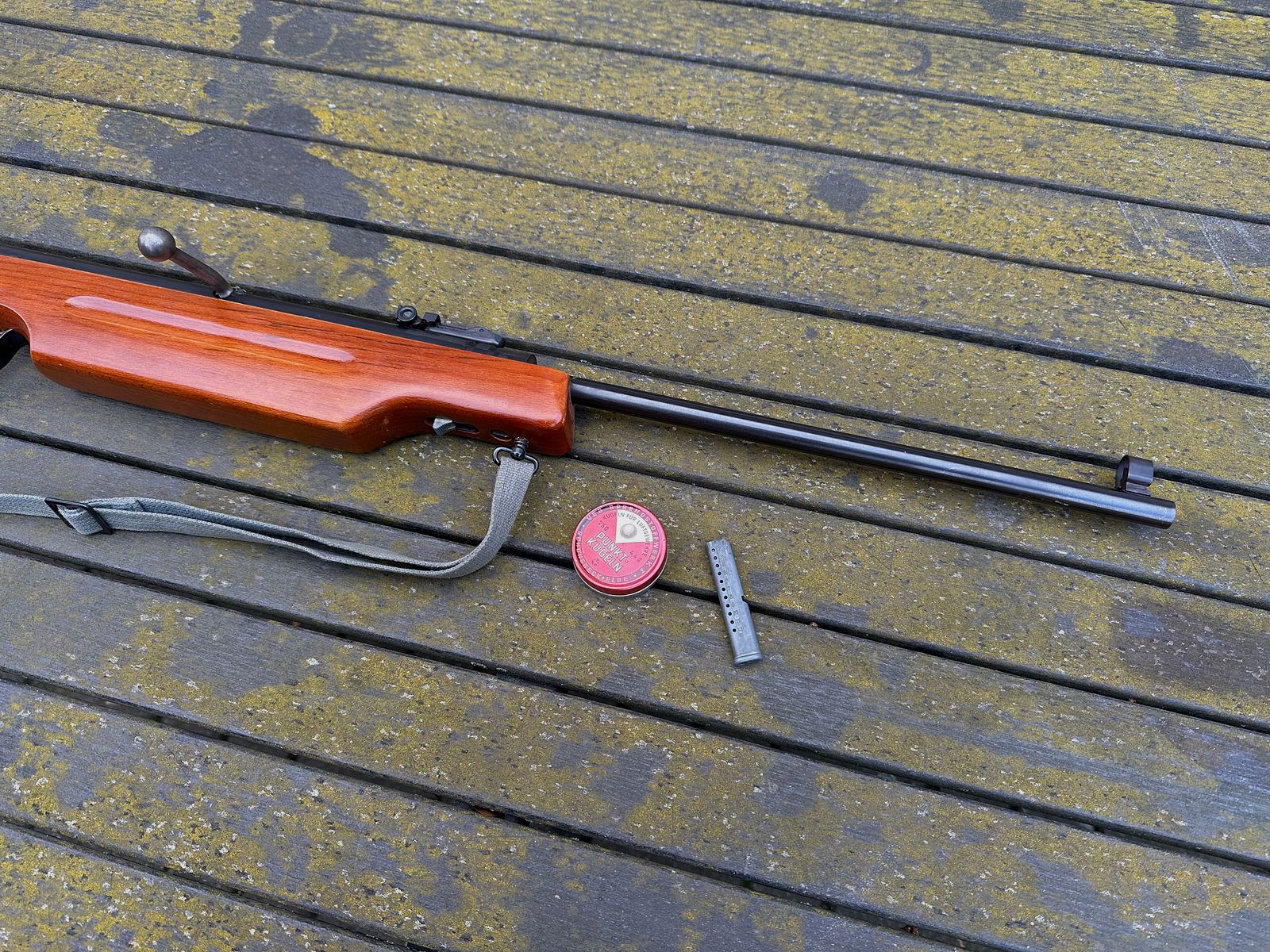 Luftgewehr DDR Haenel Suhl Modell 310 mit Sportschaft