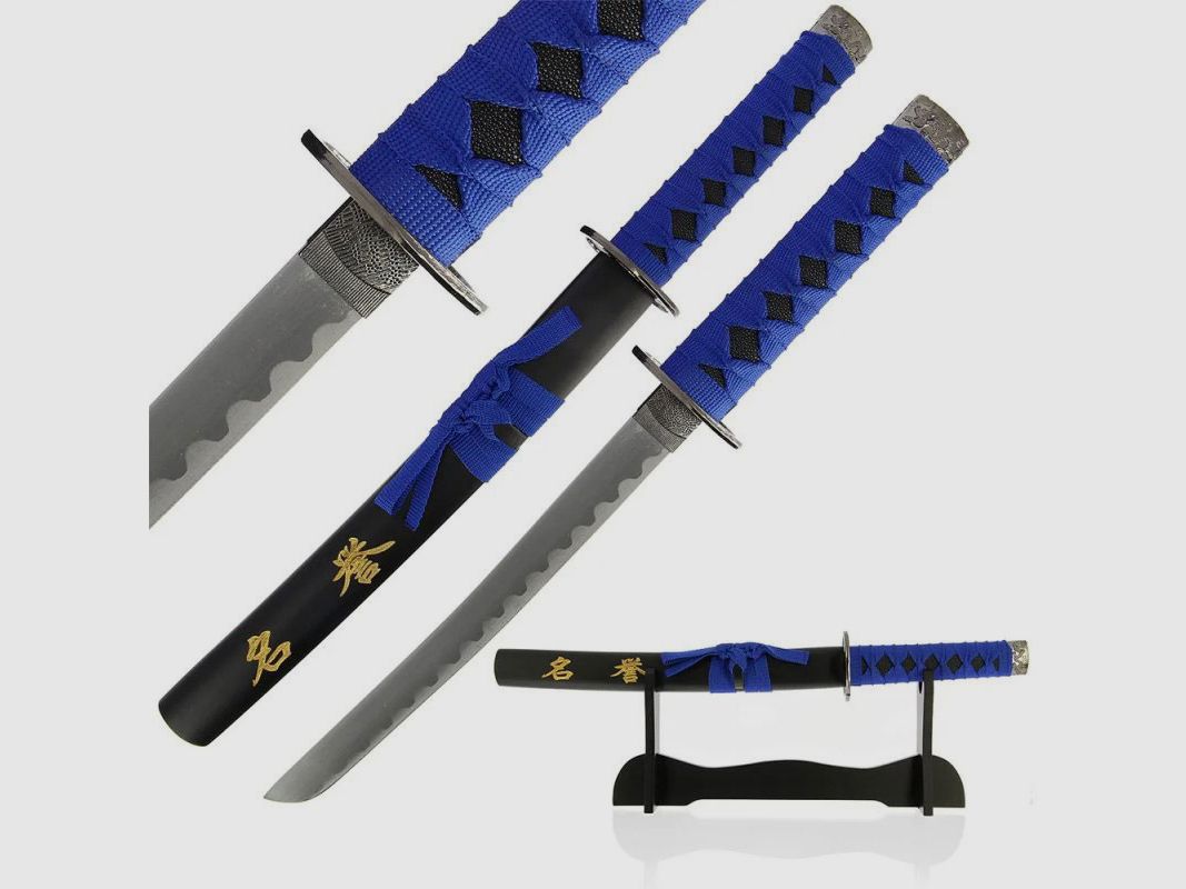 Tanto Katana zwaard blauw