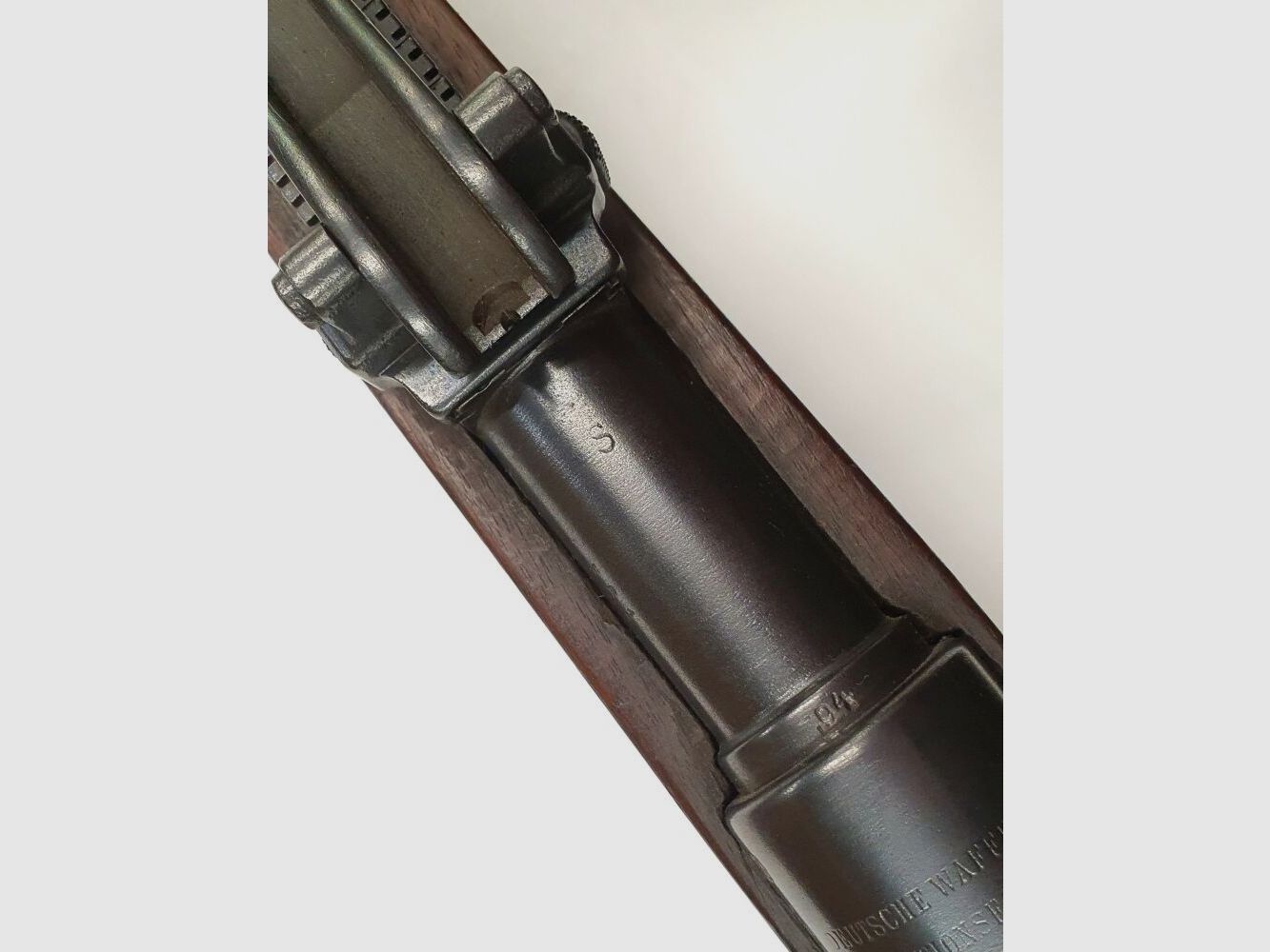Deutsche Waffen und munitionsfabrik Berlin Repetierbüchse, Gewehr 98 DWM, Fertigung von 1905 WK1, WK2 Überarbeitet, Bild 5 von 10