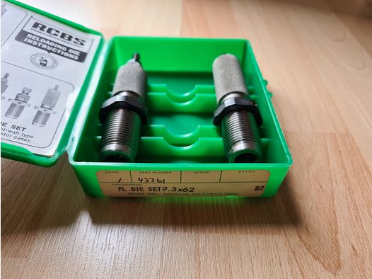 RCBS Matrizensatz 9,3 x 62MM Full Length Rifle 2-Die-Set NEU, OVP