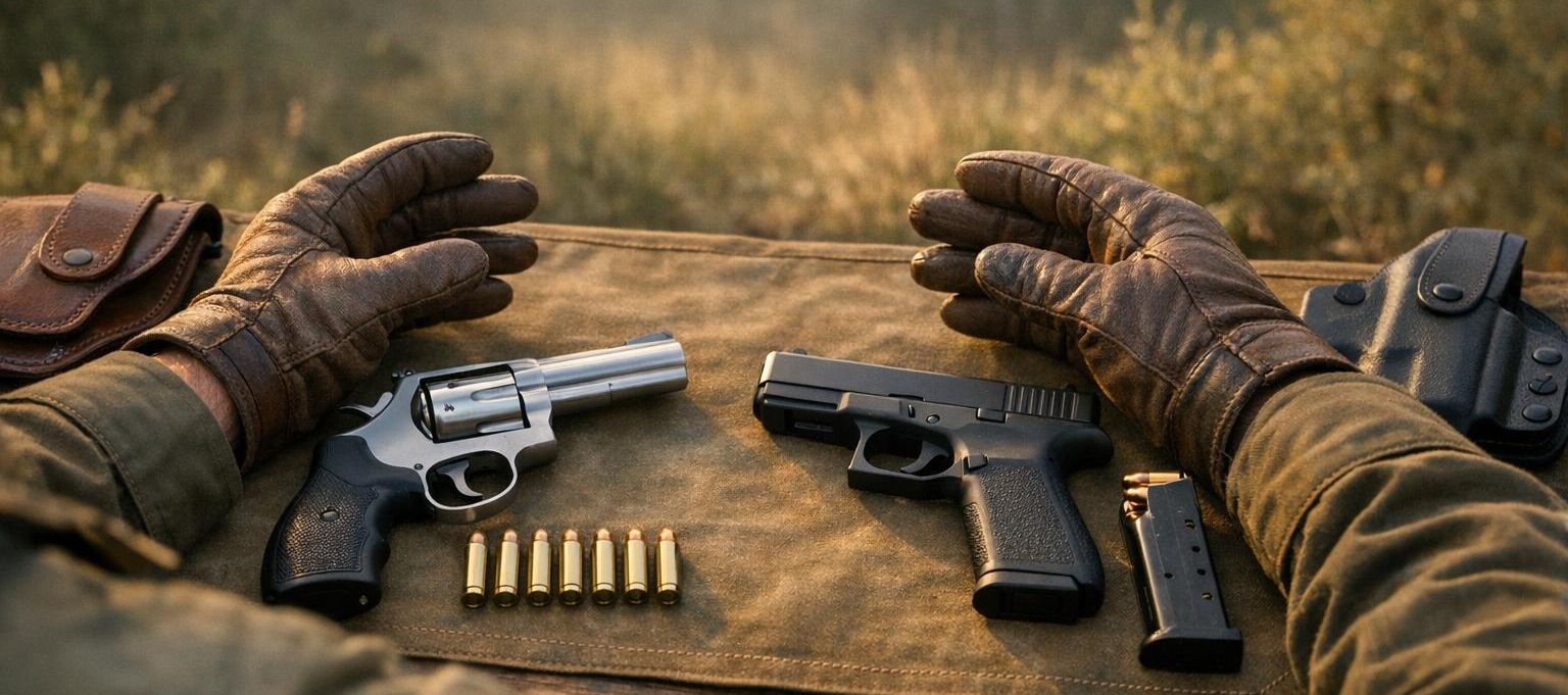 Revolver vs. Pistole: Für Jäger im Vergleich