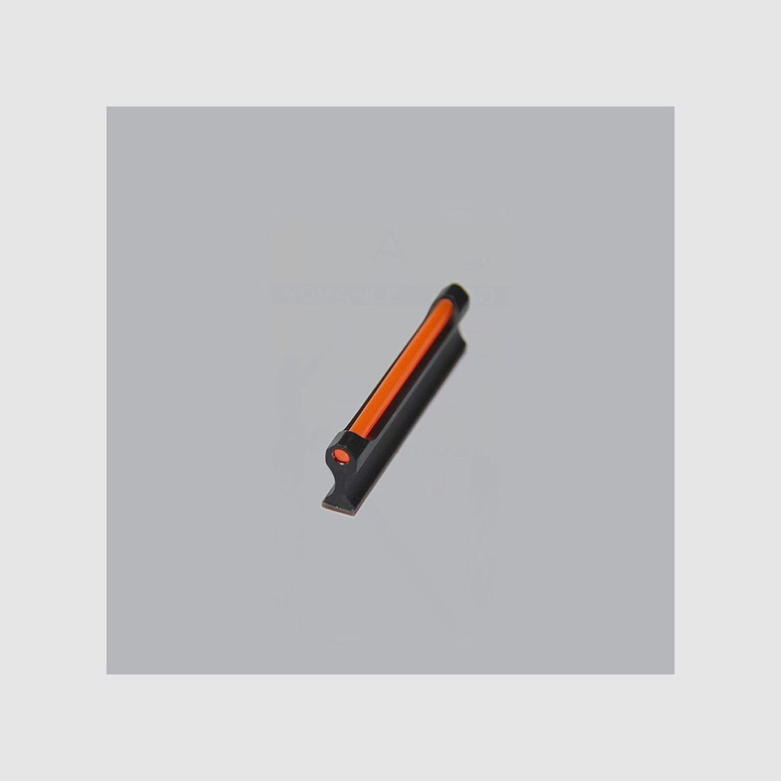 HOOG SIGHT MM 15 LANG MM 50 IN ROOD ALUMINIUM MET FLUORESCERENDE FIBEROPTIEK, afbeelding 2 van 3
