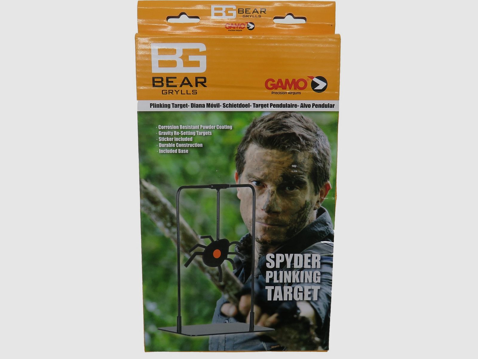 Gamo Outdoor Plinking Spider Ziel aus Metall in schwarzer Spinnenform, Bild 2 von 2