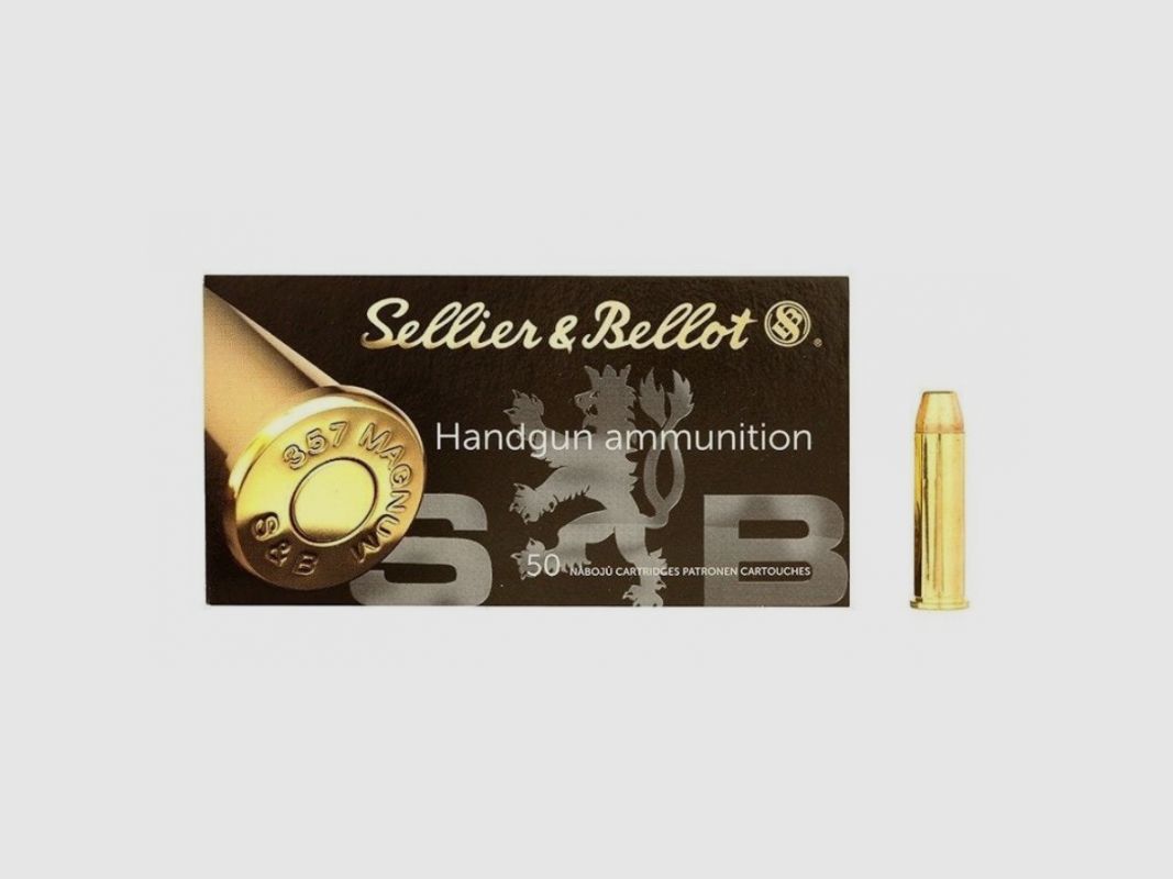 Sellier & Bellot .357 Mag 158gr FMJ 50 Stk.