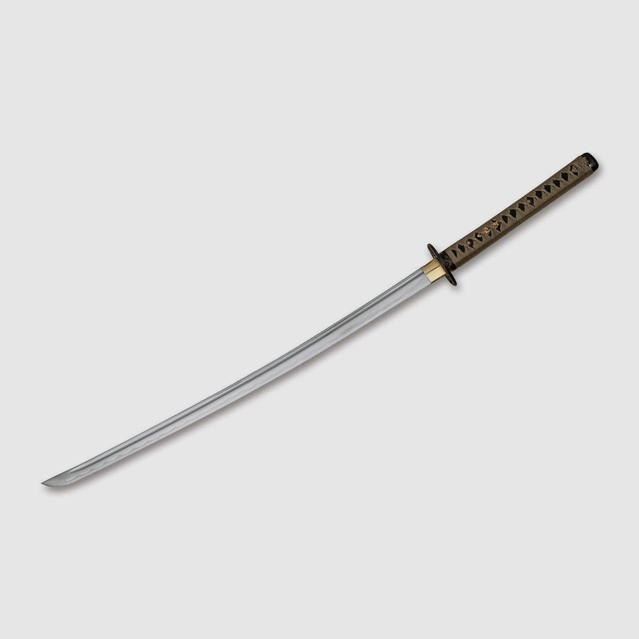 Bejuno Katana Samuraischwert mit gold-brauner Wicklung