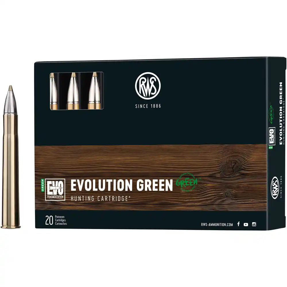 RWS 9,3×74 R Evolution Green 11,9 g/184 grs., immagine 6 di 6