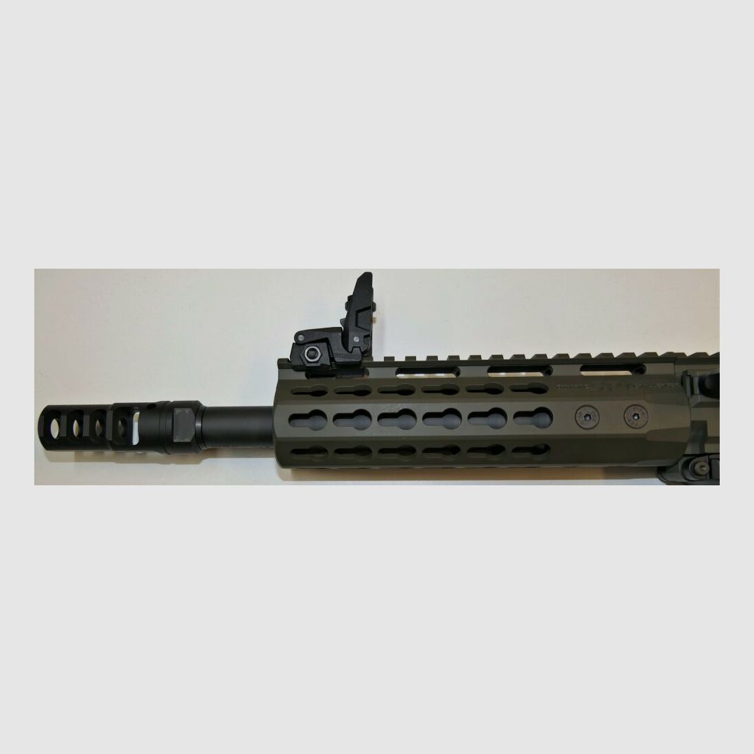 GWMH Selbstladebüchse GWMH SPC-HUNTER A4 10" (SWISS PISTOL CARBINE) OD-GREEN Kal.9x19 AR15 Glock Magazin