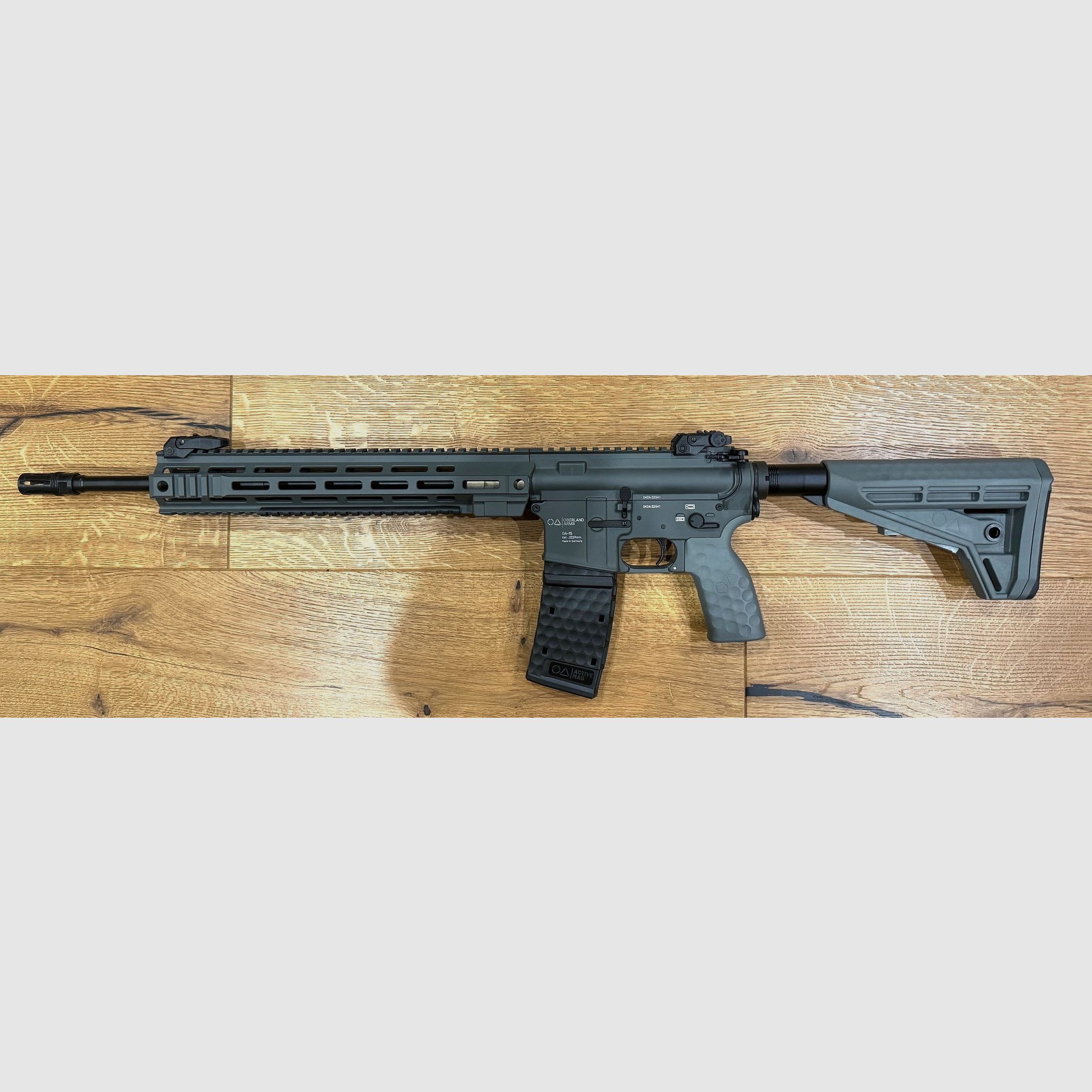 Oberland Arms OA-15 SL16, Lauf 16,75" battleship grey